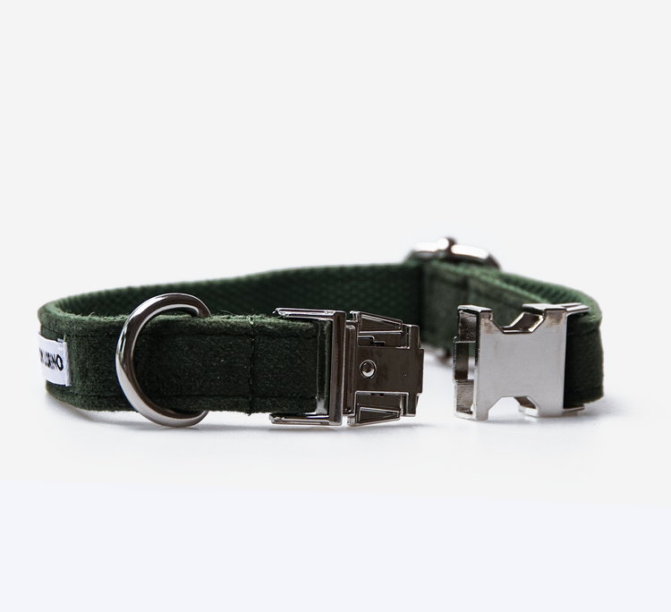 Hundhalsband Click Soft Olive