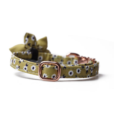 Hundhalsband Flower Olive Bloom