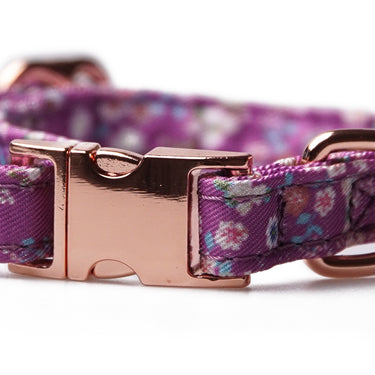 Hundhalsband Flower Violet Bloom