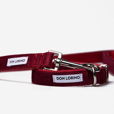 Dog Leash Click Soft Burgundy 180cm