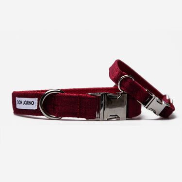 Hundhalsband Petit Soft Burgundy
