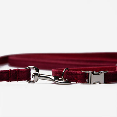 Dog leash Petit Soft Burgundy 180cm