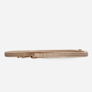 Hundkoppel Petit Soft Champagne 180cm Don Lorino