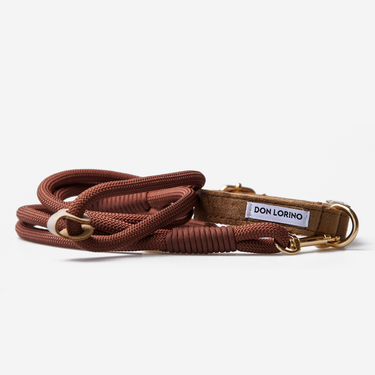 Hundkoppel Rope Brown 150cm