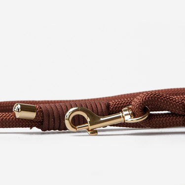 Hundkoppel Rope Brown 150cm