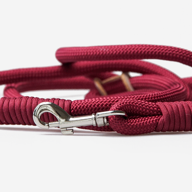 Hundkoppel Rope Burgundy 150cm