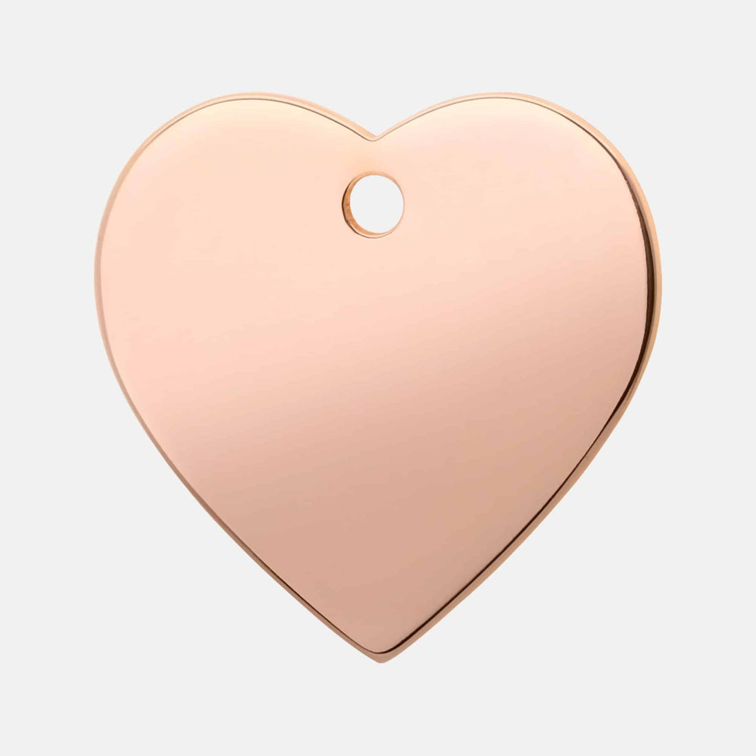 Namnbricka Gravyr Rosé Gold Hjärta Don Lorino