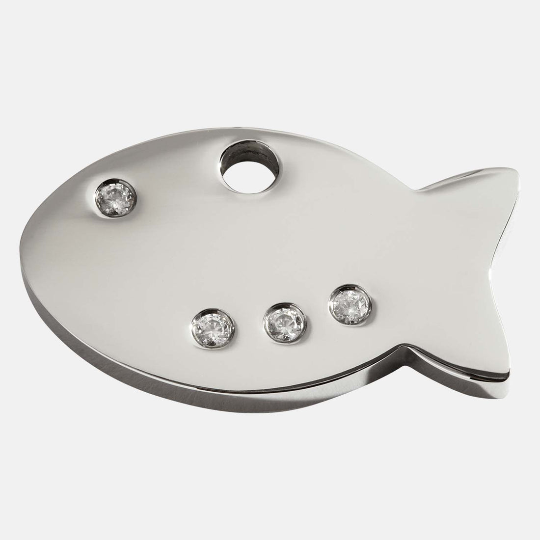 Namnbricka Gravyr Swarovski Fisk Don Lorino