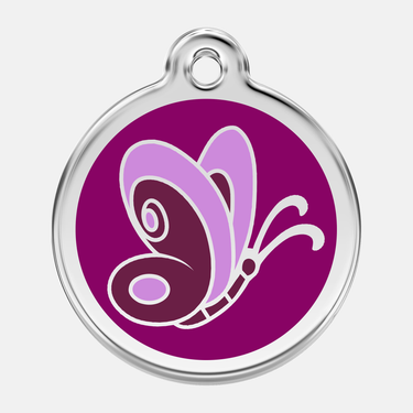 Name tag Engraving Butterfly