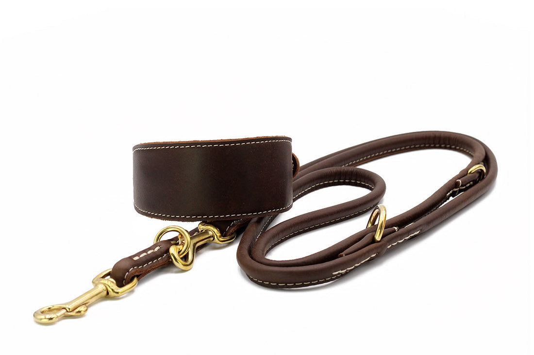 Hundhalsband läder Vinthund Klassik – Maul Ledermanufaktur