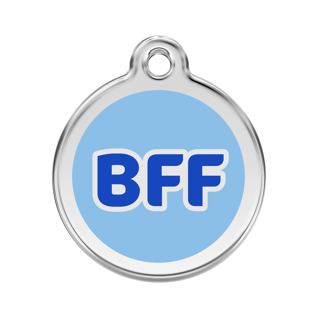 Namnbricka Gravyr BFF ljusblå