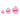 Namnbricka Gravyr BFF rosa i storlek S, M och L