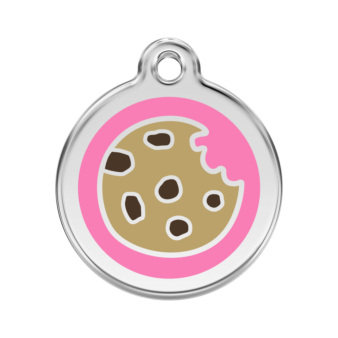 Namnbricka Gravyr Cookie rosa