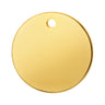 Namnbricka Gravyr Gold Cirkel