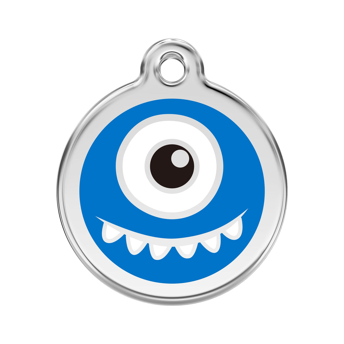 Namnbricka Gravyr Monster mörkblå
