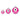 Namnbricka Gravyr Monster cerise i storlek S, M och L