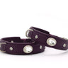 Hundhalsband läder Mini Diamond – Maul Ledermanufaktur