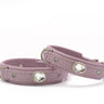 Hundhalsband läder Mini Diamond – Maul Ledermanufaktur