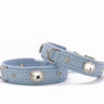 Hundhalsband läder Mini Diamond – Maul Ledermanufaktur