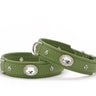 Hundhalsband läder Mini Diamond – Maul Ledermanufaktur
