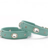 Hundhalsband läder Mini Diamond – Maul Ledermanufaktur