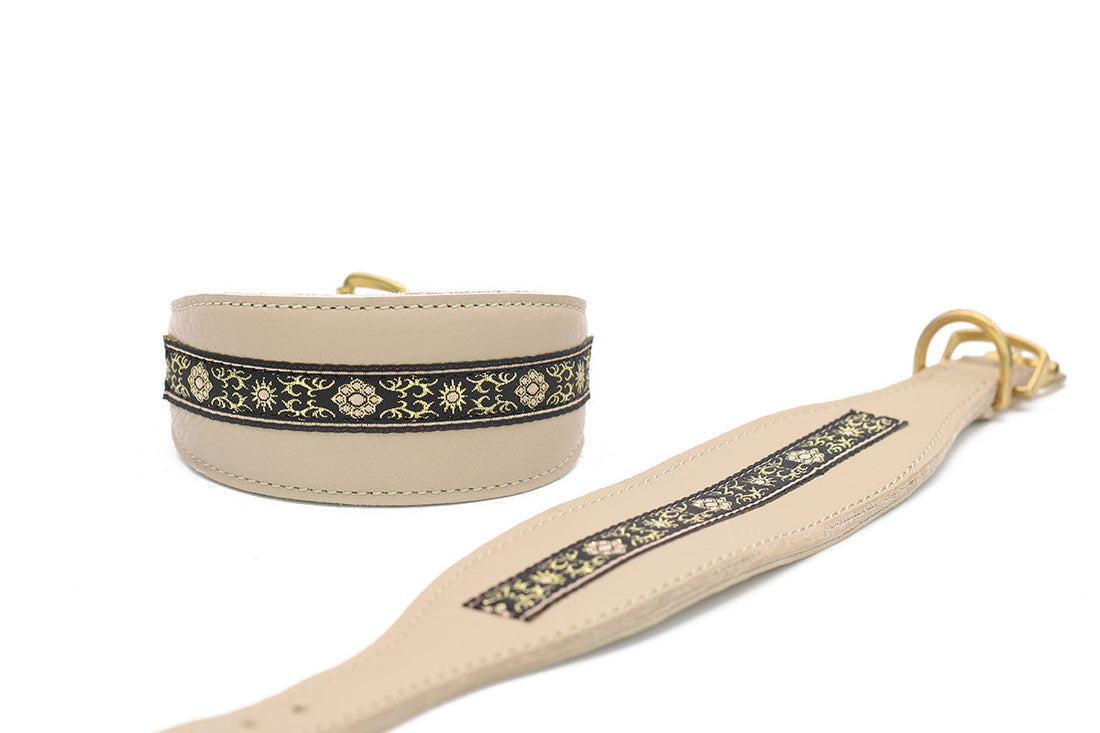 Hundhalsband läder Vinthund Borte – Maul Ledermanufaktur
